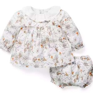 Disney x Janie and Jack Winnie the Pooh Baby Toile Set. 6-12 month.